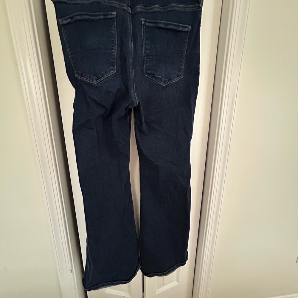 American Eagle Outfitters Dark Blue Flare Jeans - Picture 2 of 2